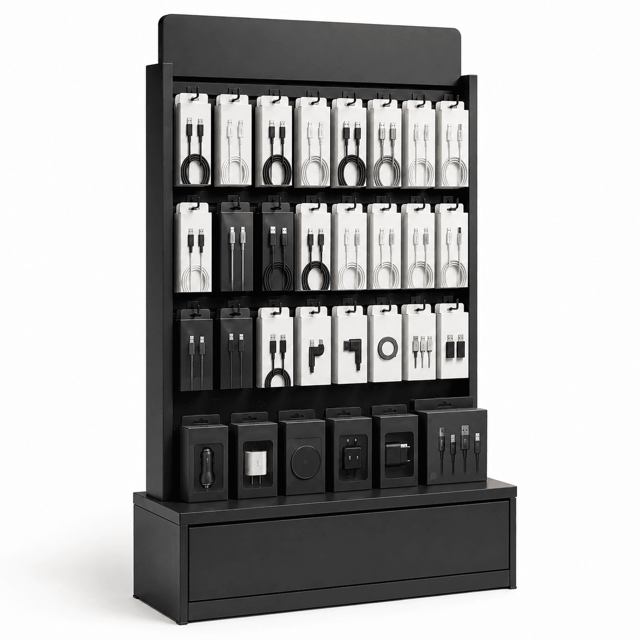 VoltEdge Retail Cable Stand — Samping